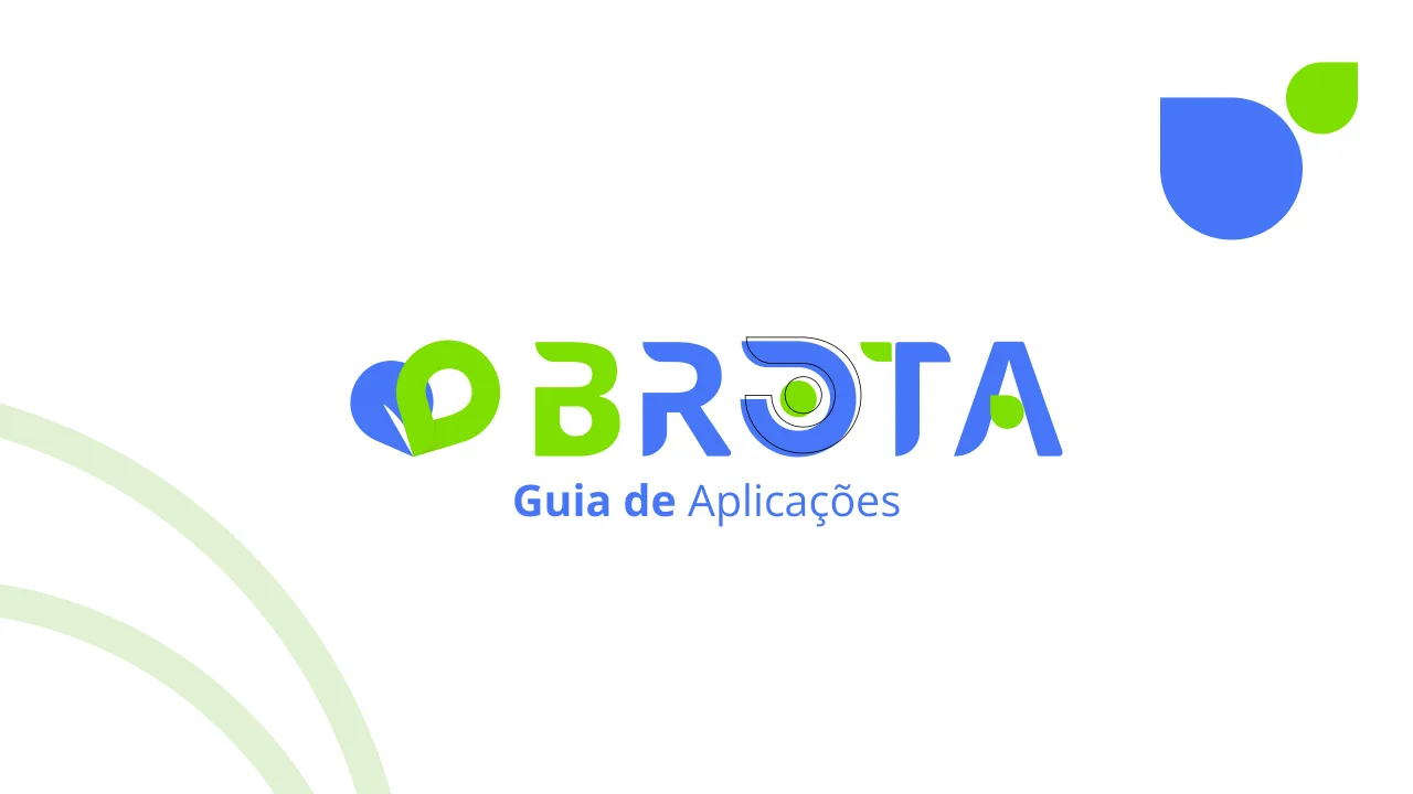 Capa do Guia de Aplicações do Brota