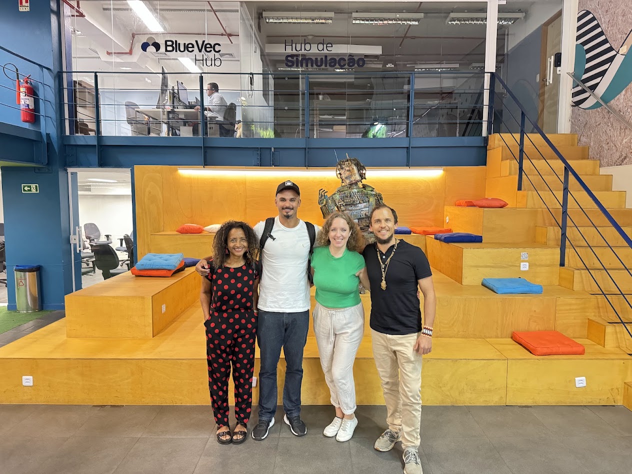 Time Brota em visita a hub parceiro, 2026